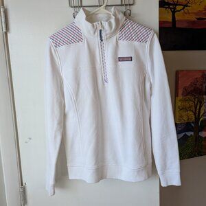 Vineyard Vines Martha's Vineyard White Pullover Jacket Size Small